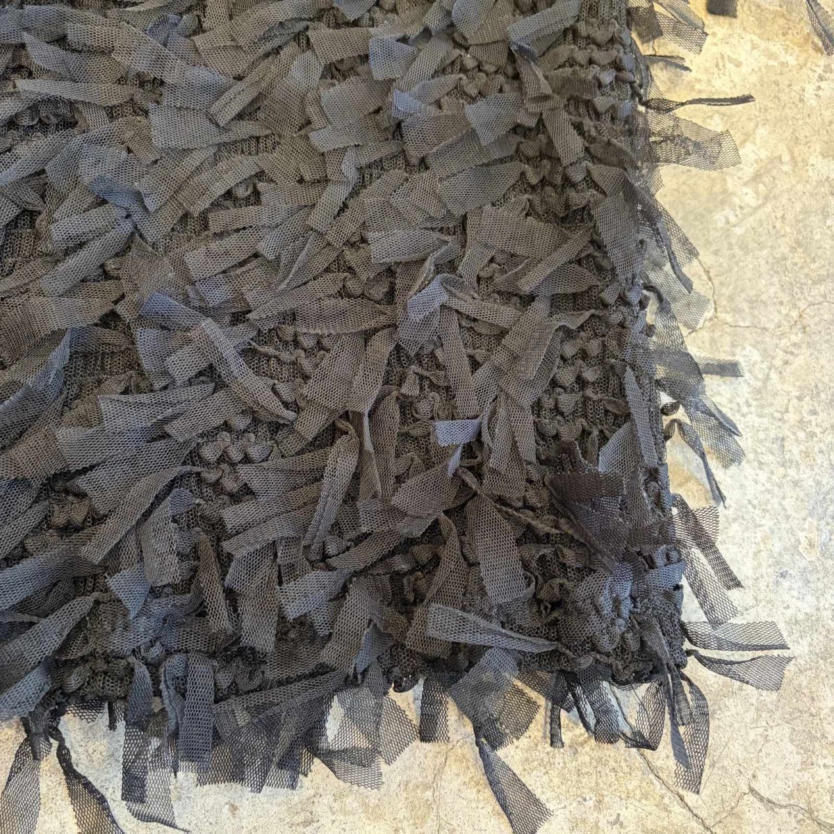 画像5: FRINGE RIBBON YARN S/S TOPS / Ladies M~L (5)