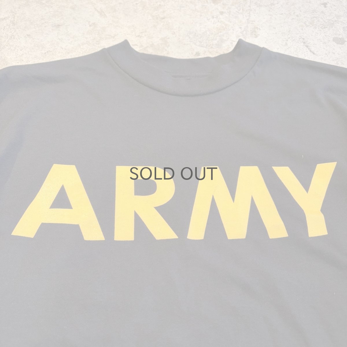 画像4: POINT COLOR ARMY PRINT L/S TEE / M(L) (4)