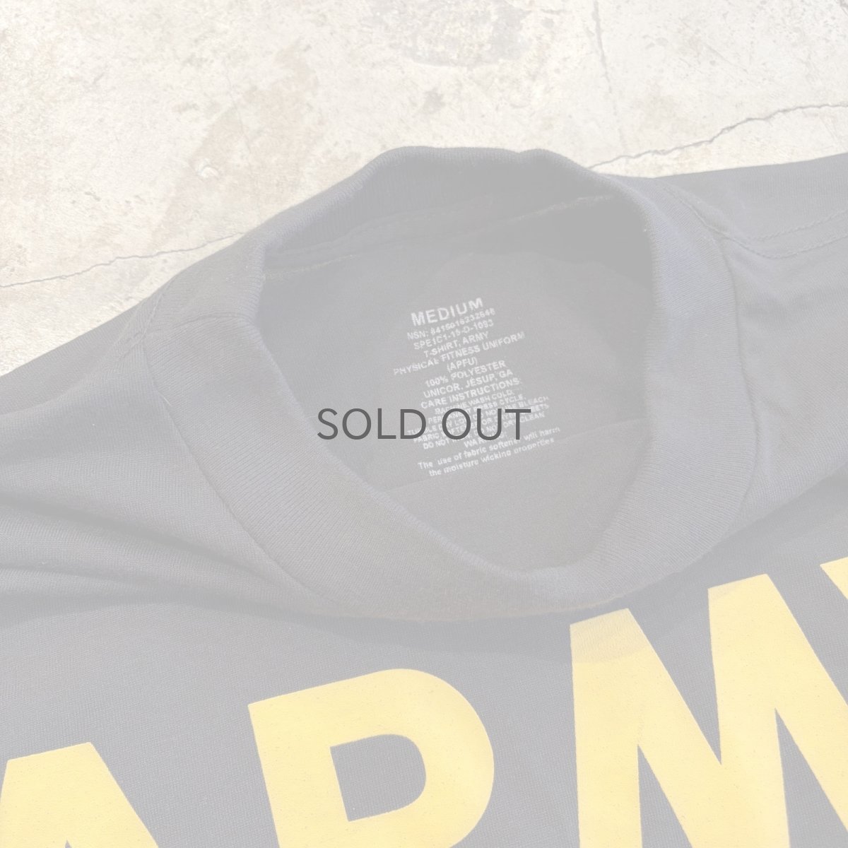 画像5: POINT COLOR ARMY PRINT L/S TEE / M(L) (5)