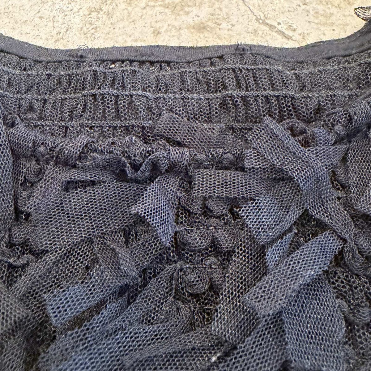 画像6: FRINGE RIBBON YARN S/S TOPS / Ladies M~L (6)