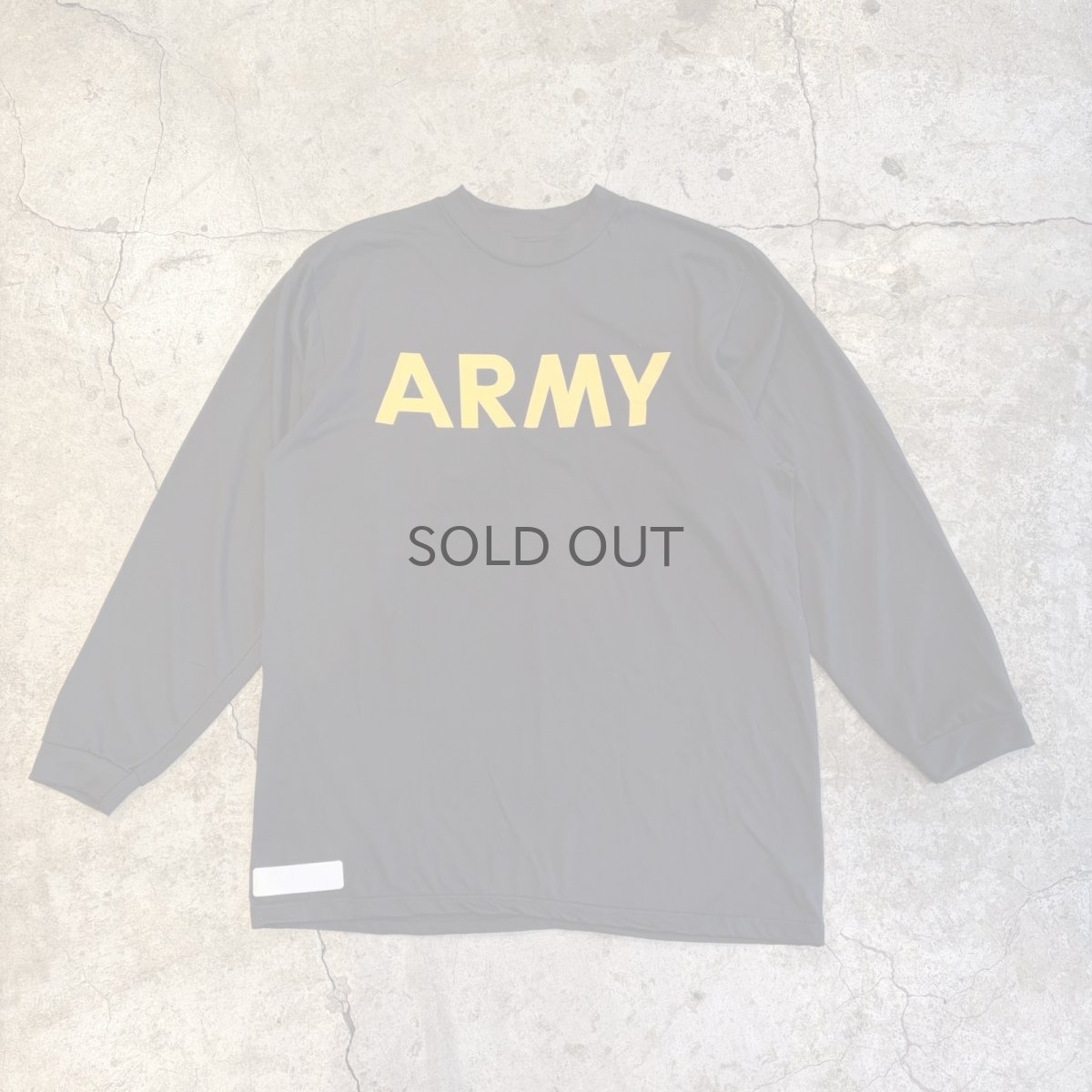 画像1: POINT COLOR ARMY PRINT L/S TEE / M(L) (1)