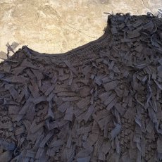 画像3: FRINGE RIBBON YARN S/S TOPS / Ladies M~L (3)