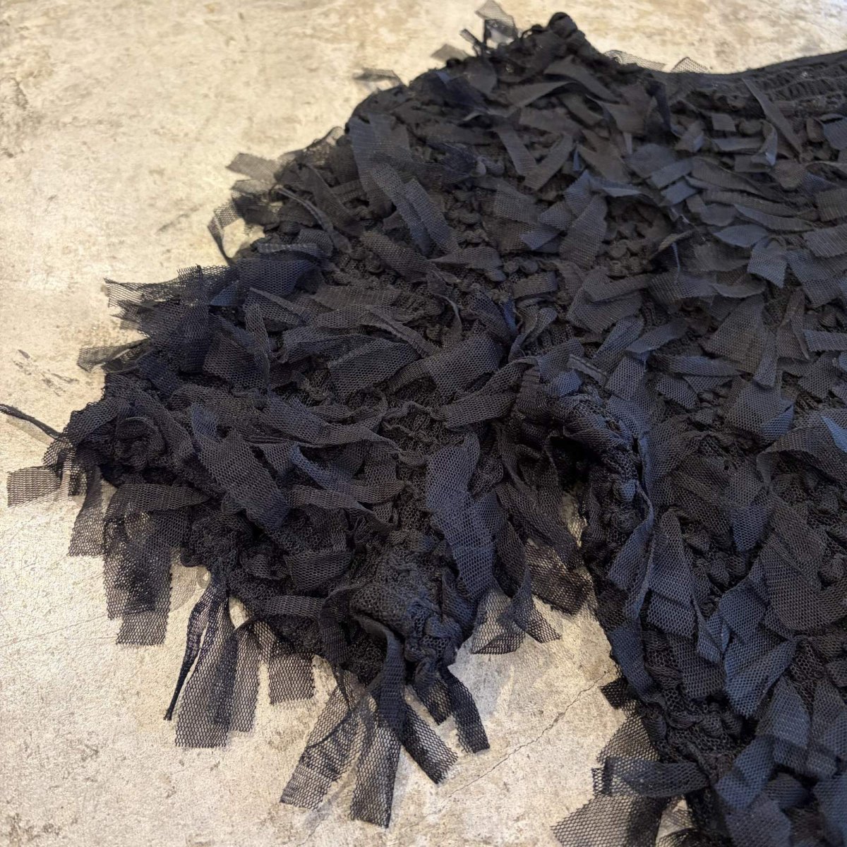 画像4: FRINGE RIBBON YARN S/S TOPS / Ladies M~L (4)