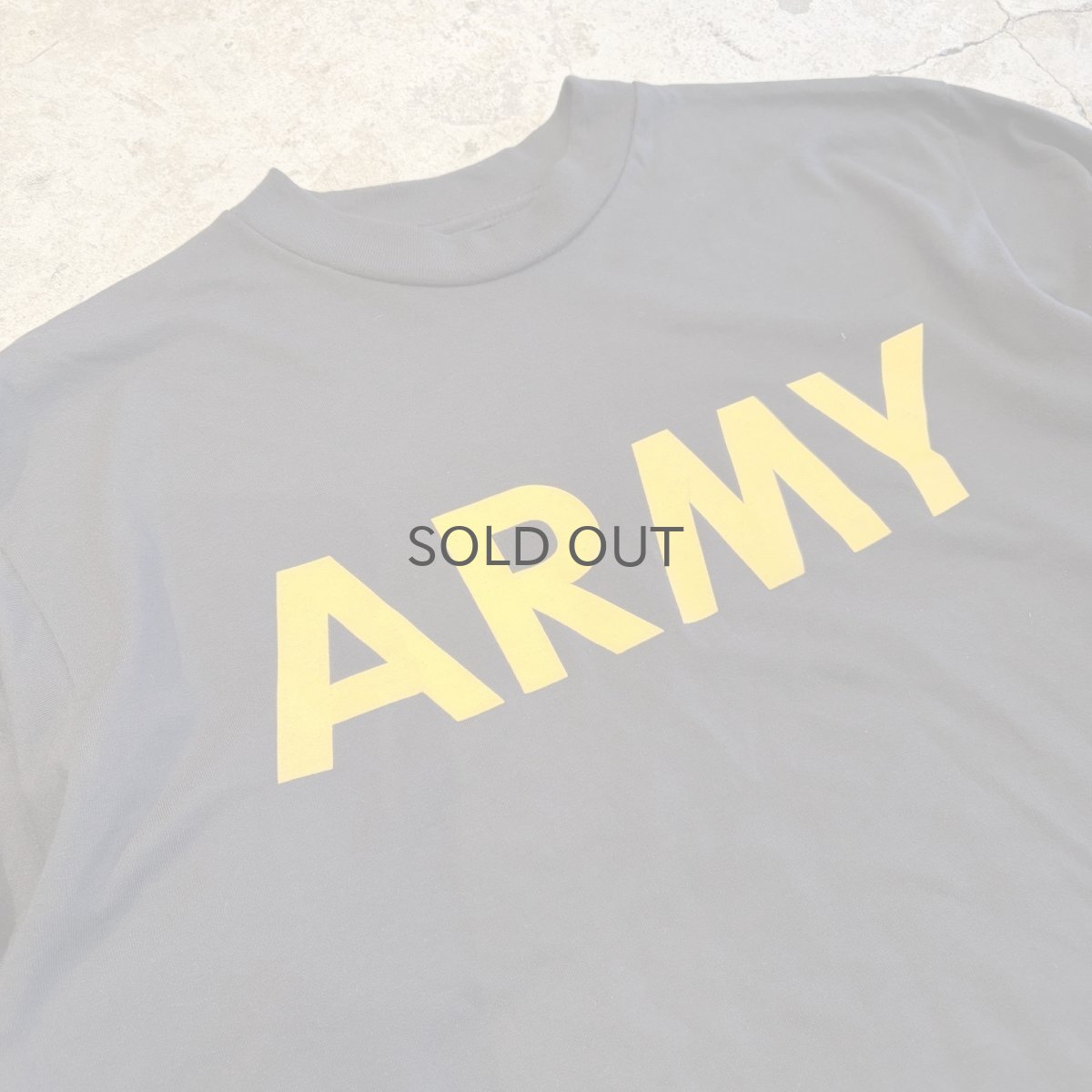画像3: POINT COLOR ARMY PRINT L/S TEE / M(L) (3)