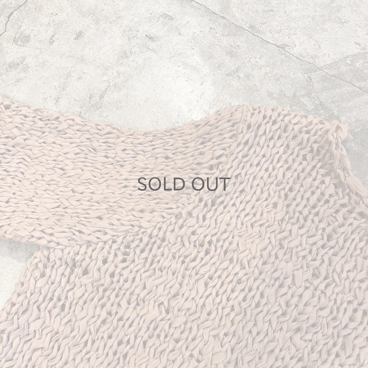 画像9: BEIGE COLOR CABLE DESIGN L/S KNIT TOPS / Ladies M  (9)