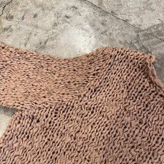 画像9: BEIGE COLOR CABLE DESIGN L/S KNIT TOPS / Ladies M  (9)