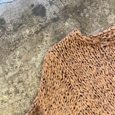 画像10: BEIGE COLOR CABLE DESIGN L/S KNIT TOPS / Ladies M  (10)