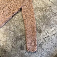 画像7: BEIGE COLOR CABLE DESIGN L/S KNIT TOPS / Ladies M  (7)