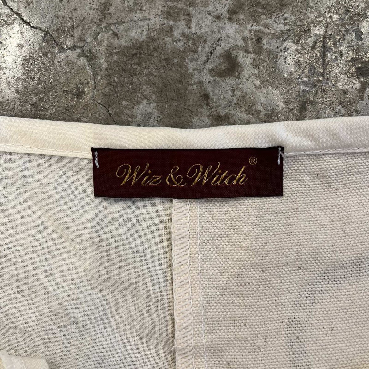 画像12: 【Wiz&Witch】"UNITED" WORK POCKET WRAP SKIRT / FREE (12)