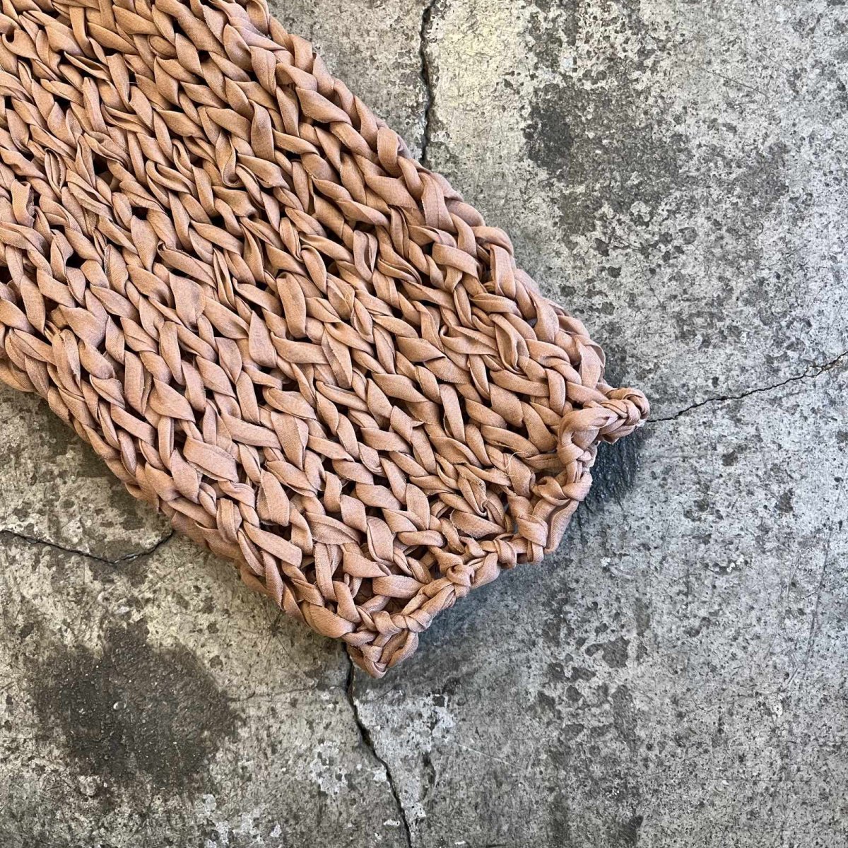 画像6: BEIGE COLOR CABLE DESIGN L/S KNIT TOPS / Ladies M  (6)