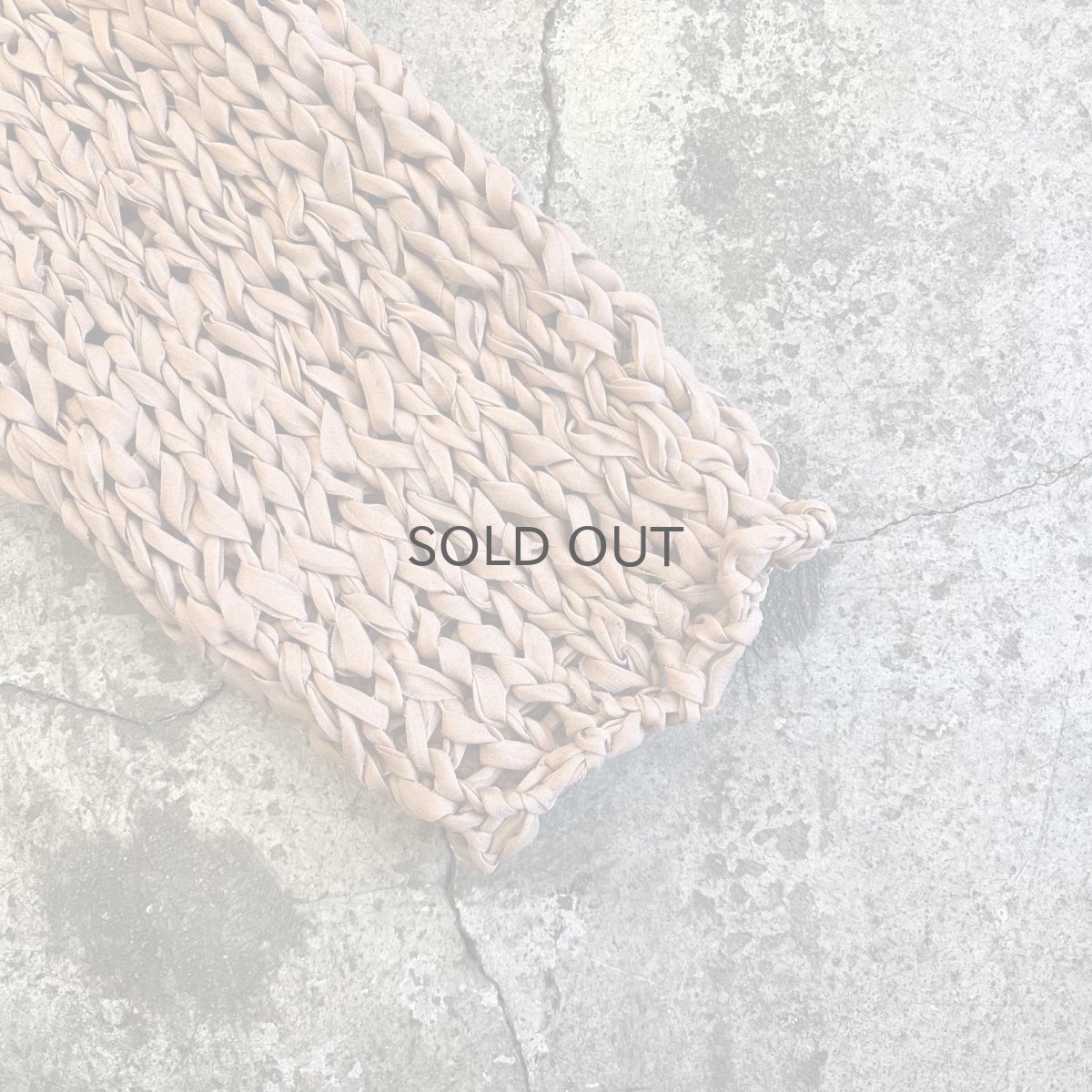 画像6: BEIGE COLOR CABLE DESIGN L/S KNIT TOPS / Ladies M  (6)