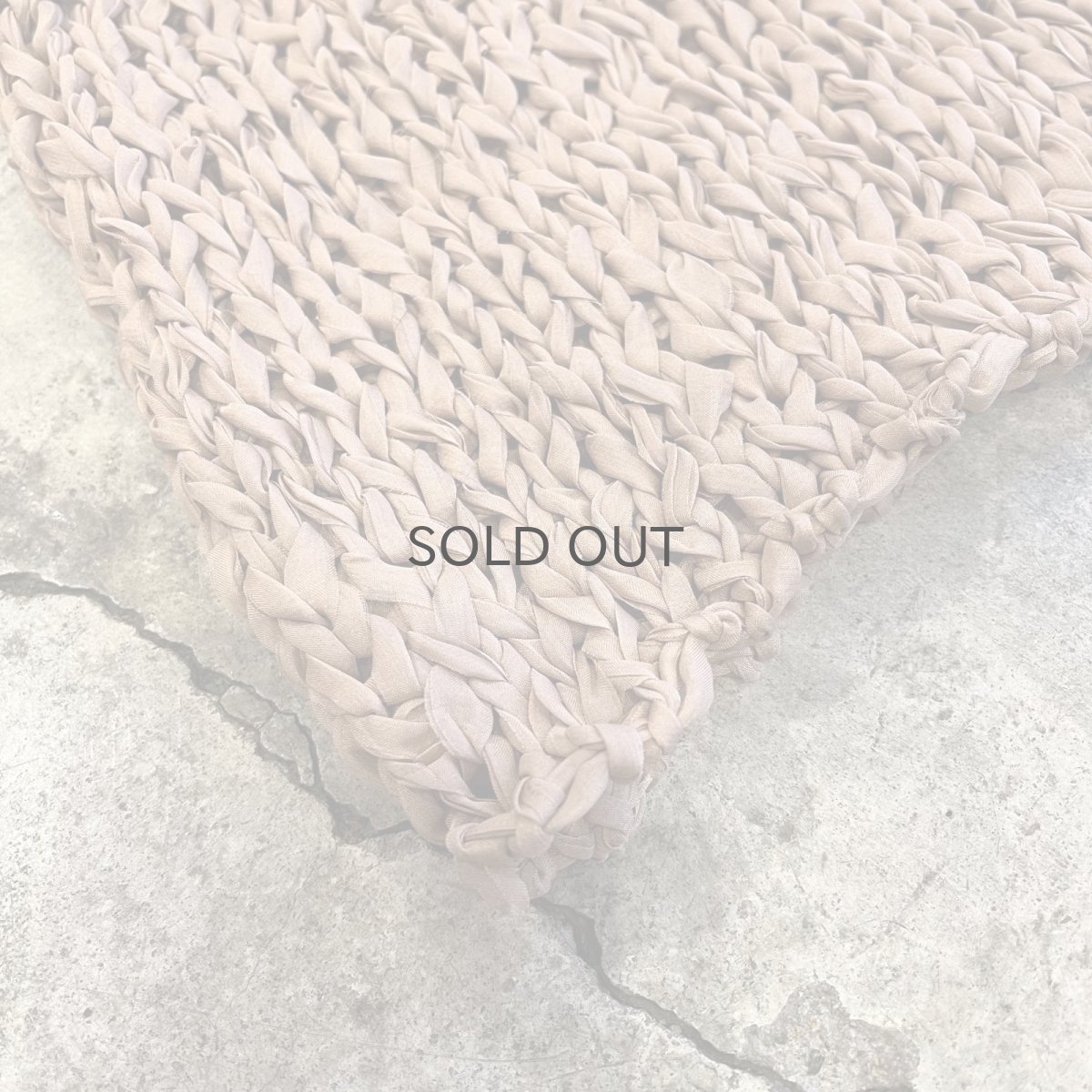 画像3: BEIGE COLOR CABLE DESIGN L/S KNIT TOPS / Ladies M  (3)