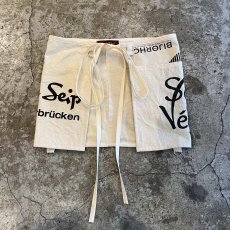 画像1: 【Wiz&Witch】"UNITED" WORK POCKET WRAP SKIRT / FREE (1)