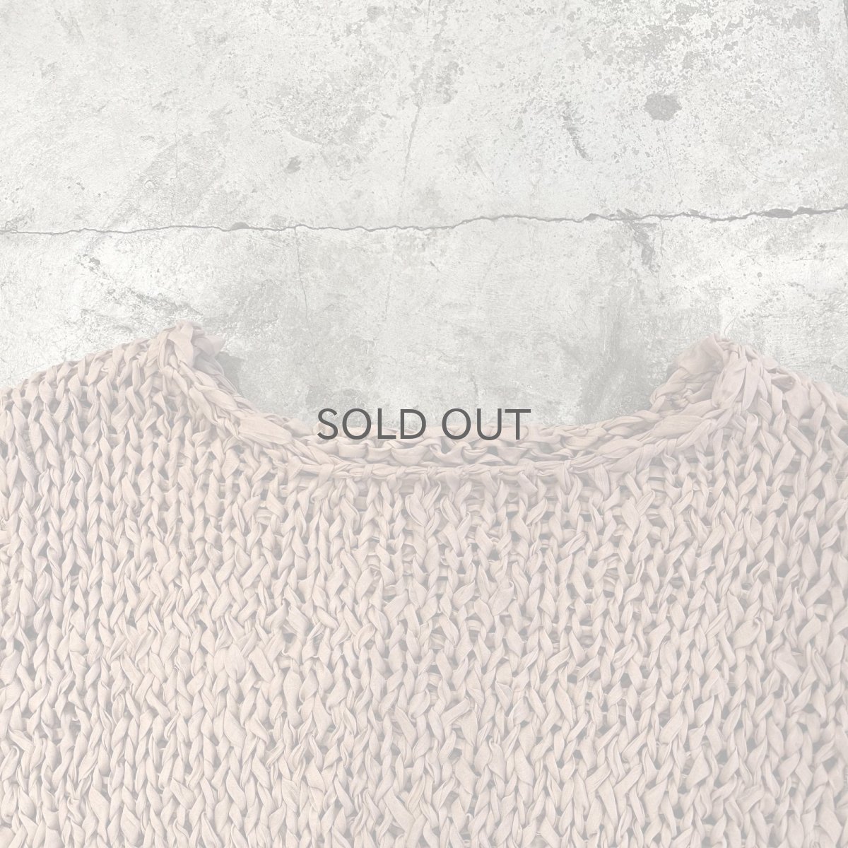 画像8: BEIGE COLOR CABLE DESIGN L/S KNIT TOPS / Ladies M  (8)