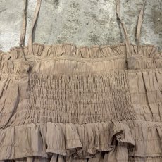 画像9: DESIGN SHIRRING FRILL TIERED DESIGN CAMISOLE / Ladies M  (9)