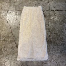 画像1: SHAGGY DESIGN BACK SLIT SKIRT / W24~W34 (1)