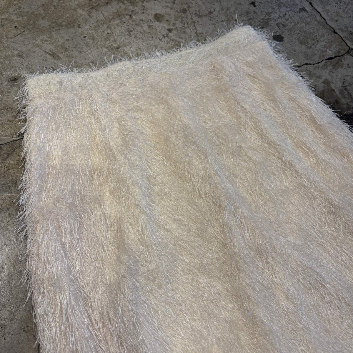 画像3: SHAGGY DESIGN BACK SLIT SKIRT / W24~W34 (3)