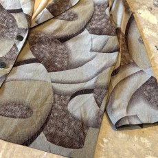画像6: ALL OVER ARTISTIC PATTERN TAILORED JACKET / Mens M (6)