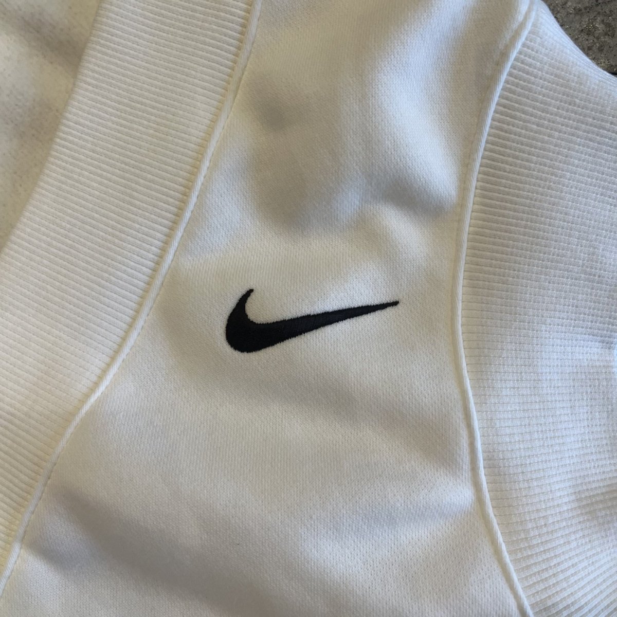 画像10: 【NIKE】WHITE COLOR OVER DESIGN SWEAT VEST  / Ladies L(S) (10)