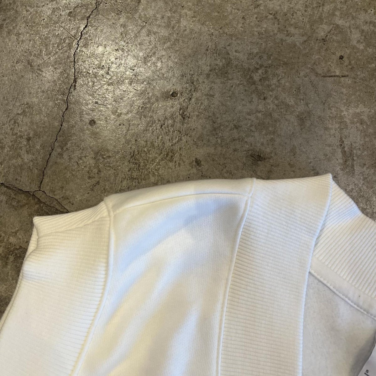 画像7: 【NIKE】WHITE COLOR OVER DESIGN SWEAT VEST  / Ladies L(S) (7)