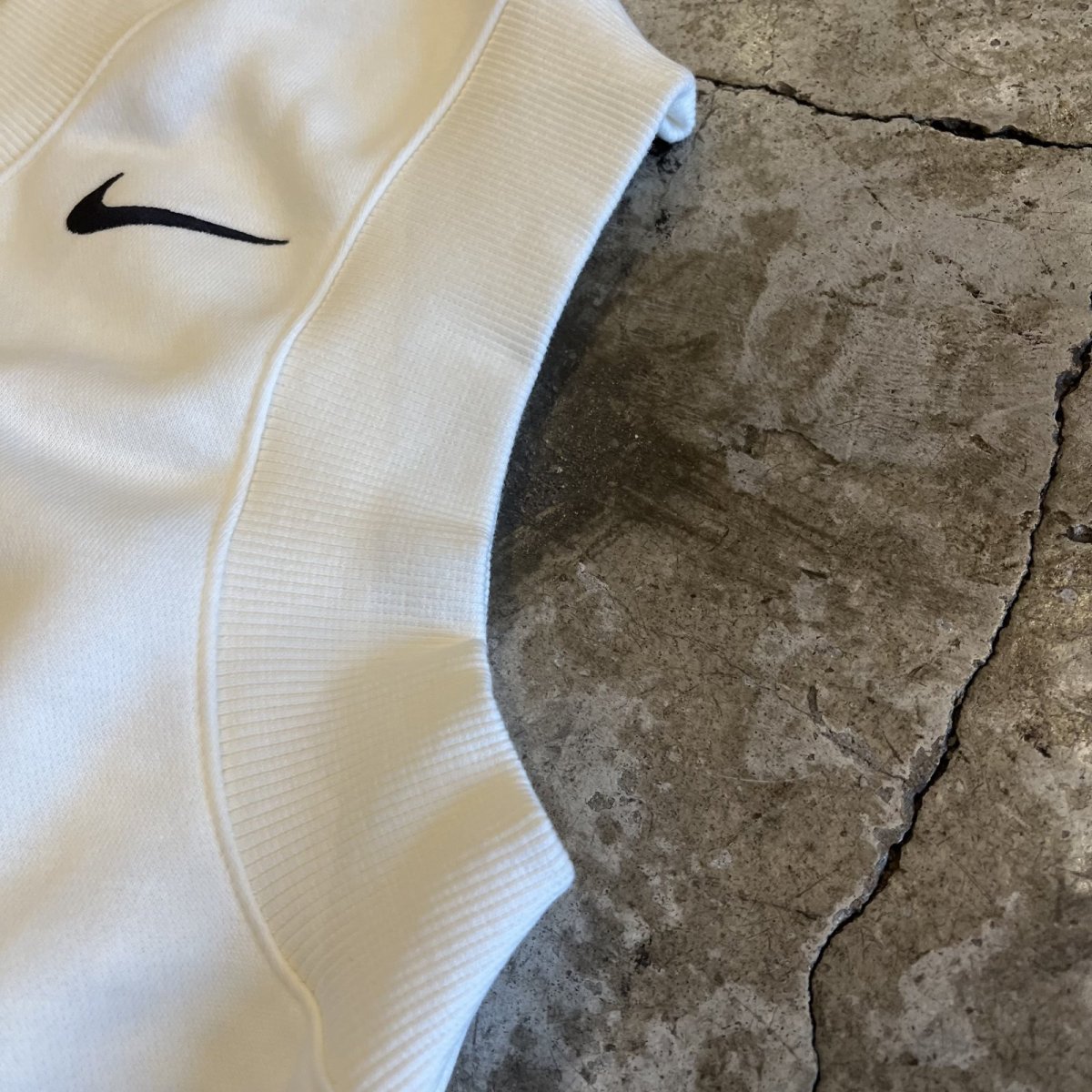 画像8: 【NIKE】WHITE COLOR OVER DESIGN SWEAT VEST  / Ladies L(S) (8)