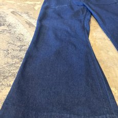 画像7: US NAVY FLARE SILHOUETTE TROUSERS / W32 / MADE IN ITALY (7)