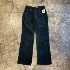 画像1: DEAD STOCK FRONT LACE UP DESIGN COLOR CORDUROY PANTS / W29~30(11~12) / MADE IN USA (1)
