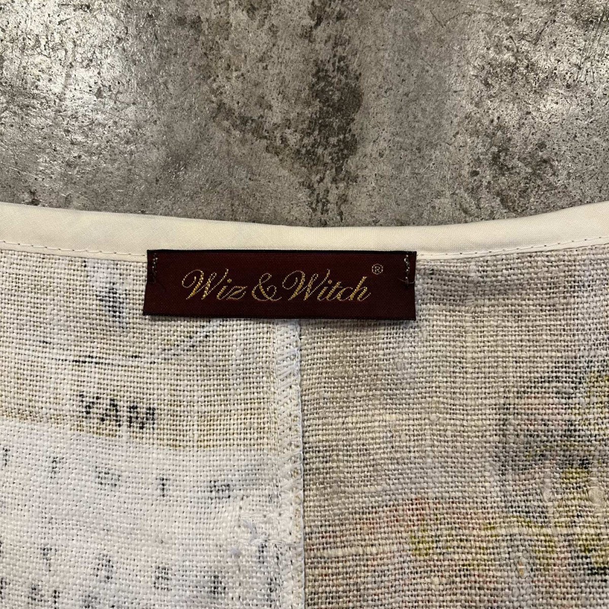 画像13: 【Wiz&Witch】"UNITED" WORK POCKET VTG WRAP SKIRT / FREE (13)