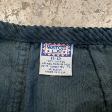 画像12: DEAD STOCK FRONT LACE UP DESIGN COLOR CORDUROY PANTS / W29~30(11~12) / MADE IN USA (12)