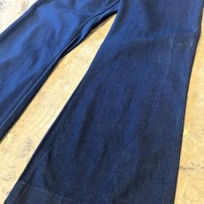 画像6: US NAVY FLARE SILHOUETTE TROUSERS / W32 / MADE IN ITALY (6)