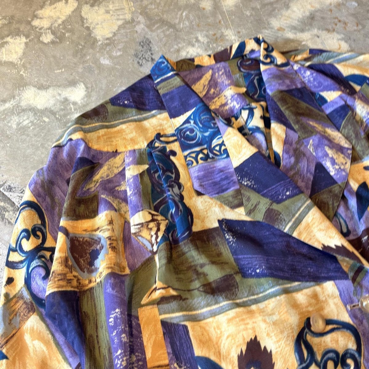 画像3: ART GRAPHIC DOUBLE BREASTED JACKET / Mens L (3)
