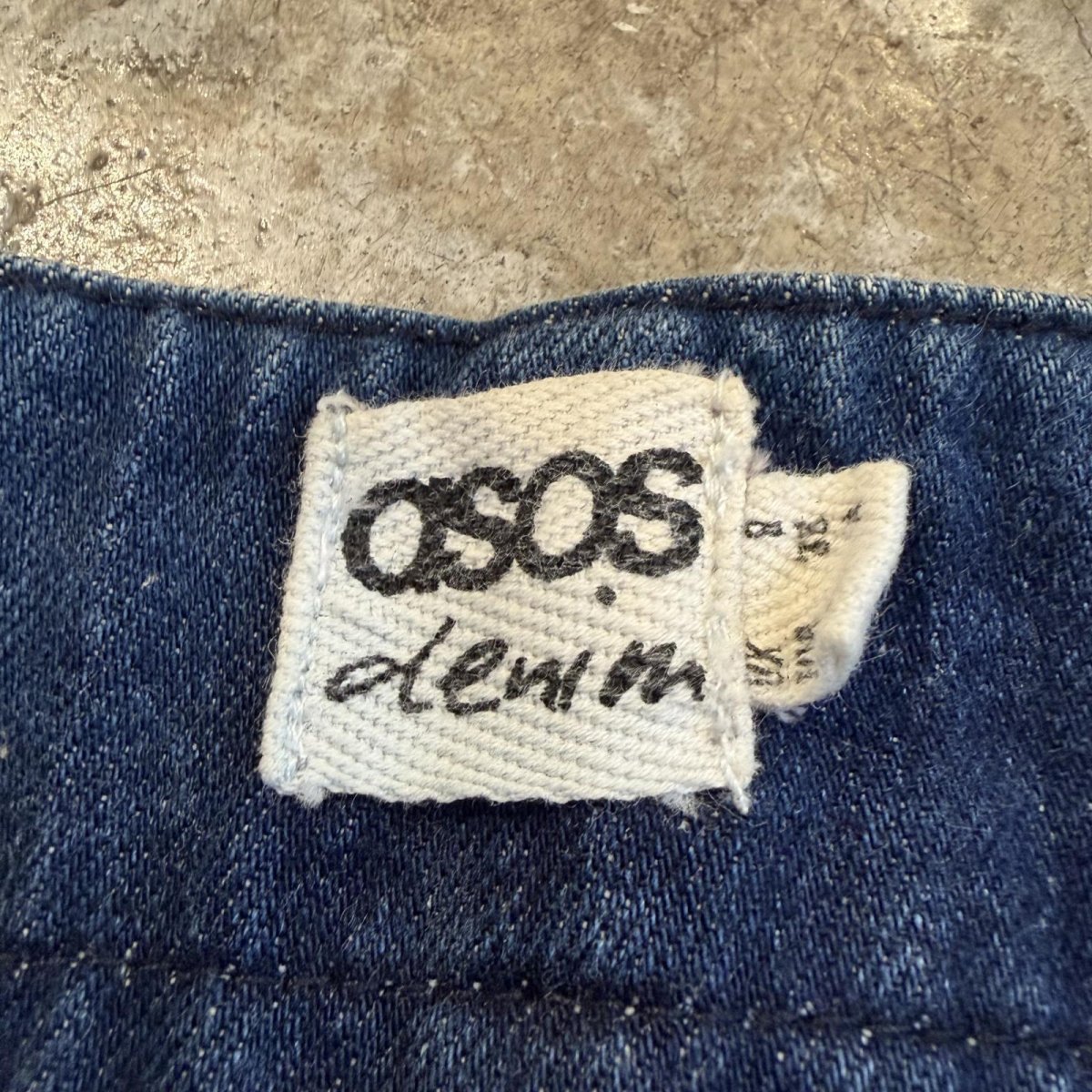 画像11: SIDE ADJUSTER CUT OFF DESIGN DENIM SHORT PANTS / FREE~W28 (11)