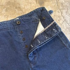 画像6: SIDE ADJUSTER CUT OFF DESIGN DENIM SHORT PANTS / FREE~W28 (6)