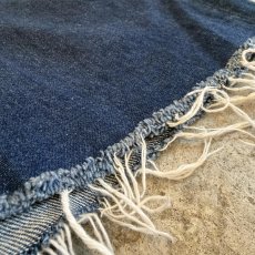 画像10: SIDE ADJUSTER CUT OFF DESIGN DENIM SHORT PANTS / FREE~W28 (10)