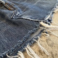 画像10: 【Levi's】CUT OFF BLUE DENIM SKIRT / W33 (10)