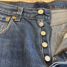 画像7: 【Levi's】CUT OFF BLUE DENIM SKIRT / W33 (7)