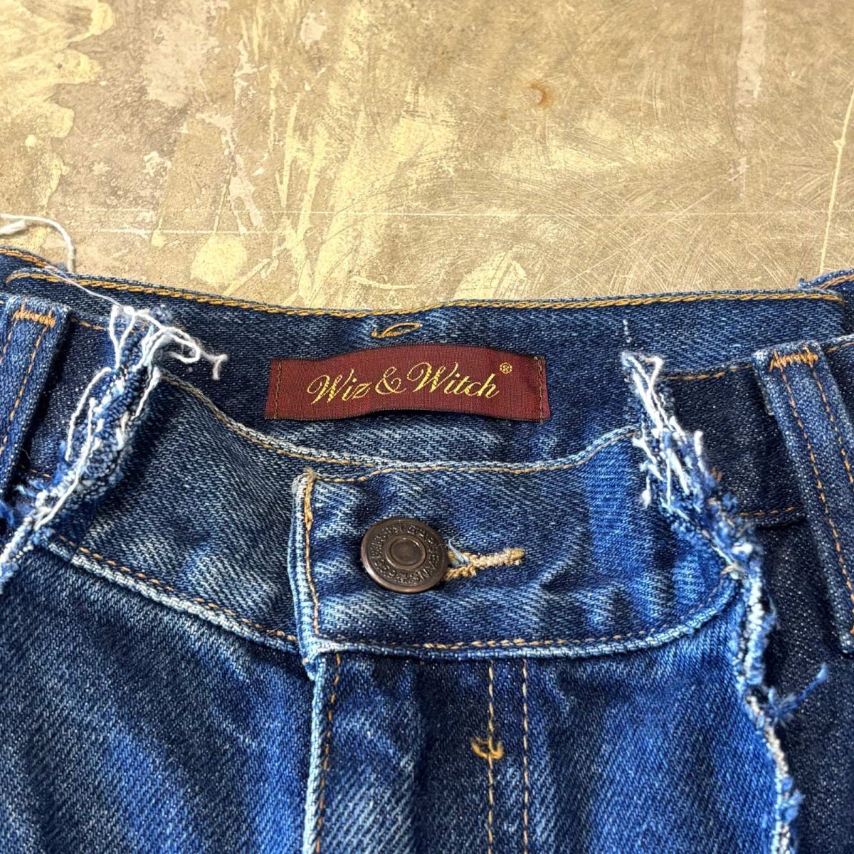 画像10: 【Wiz&Witch】"UNITED" TWINS WIDE DENIM PANTS / W31 (10)