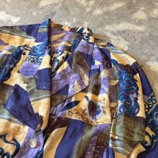 画像4: ART GRAPHIC DOUBLE BREASTED JACKET / Mens L (4)