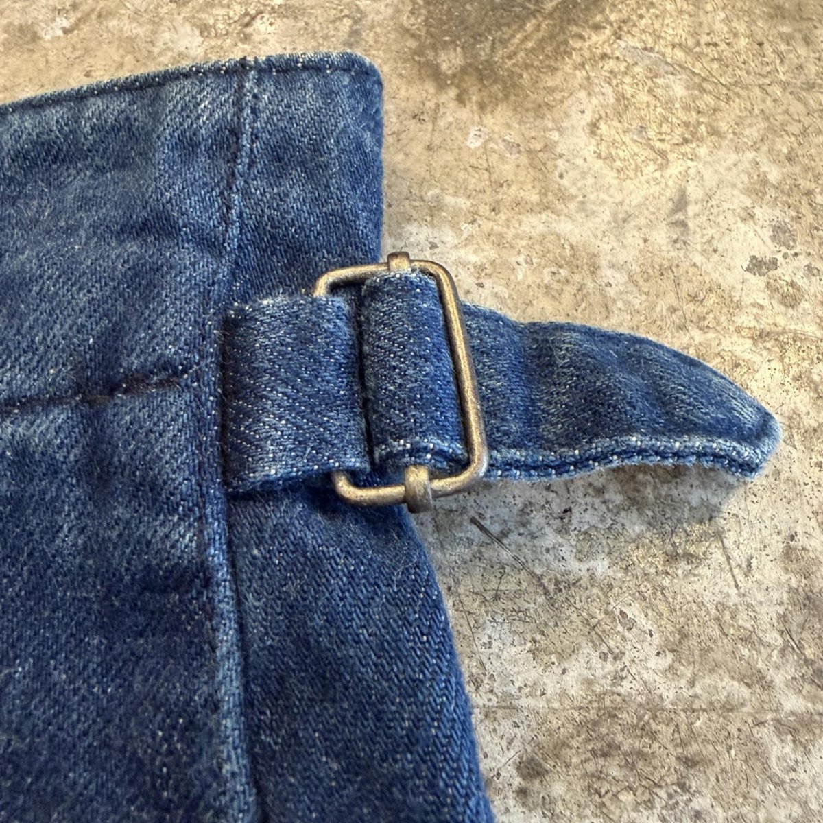 画像5: SIDE ADJUSTER CUT OFF DESIGN DENIM SHORT PANTS / FREE~W28 (5)
