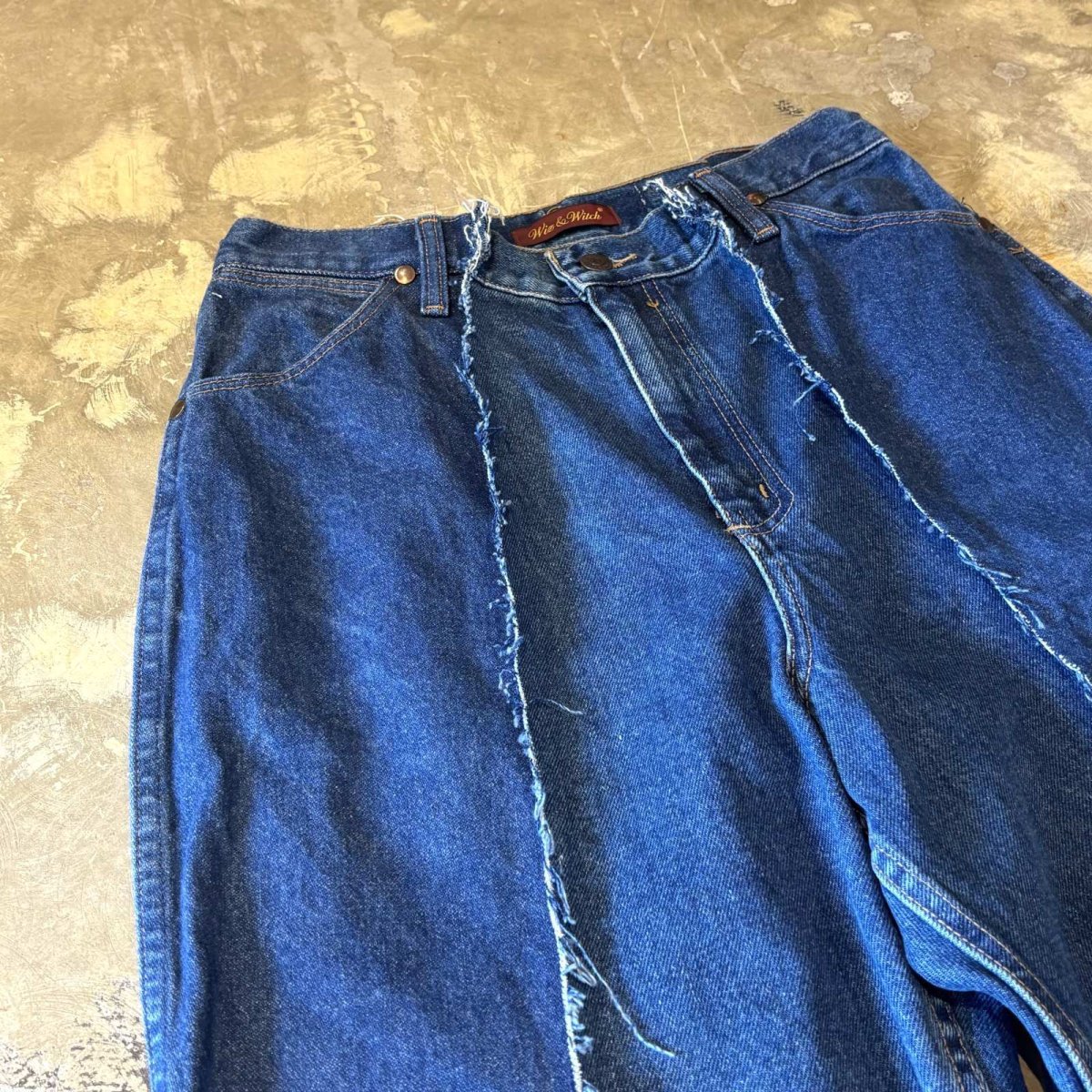 画像3: 【Wiz&Witch】"UNITED" TWINS WIDE DENIM PANTS / W31 (3)