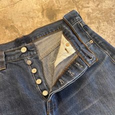 画像6: 【Levi's】CUT OFF BLUE DENIM SKIRT / W33 (6)