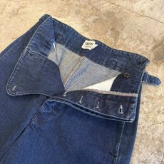 画像7: SIDE ADJUSTER CUT OFF DESIGN DENIM SHORT PANTS / FREE~W28 (7)