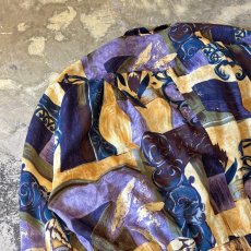 画像9: ART GRAPHIC DOUBLE BREASTED JACKET / Mens L (9)