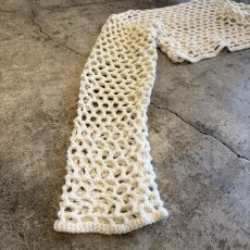 画像4: KNIT MESH DESIGN LOWGAUGE SHORT TOPS / Ladies M (4)
