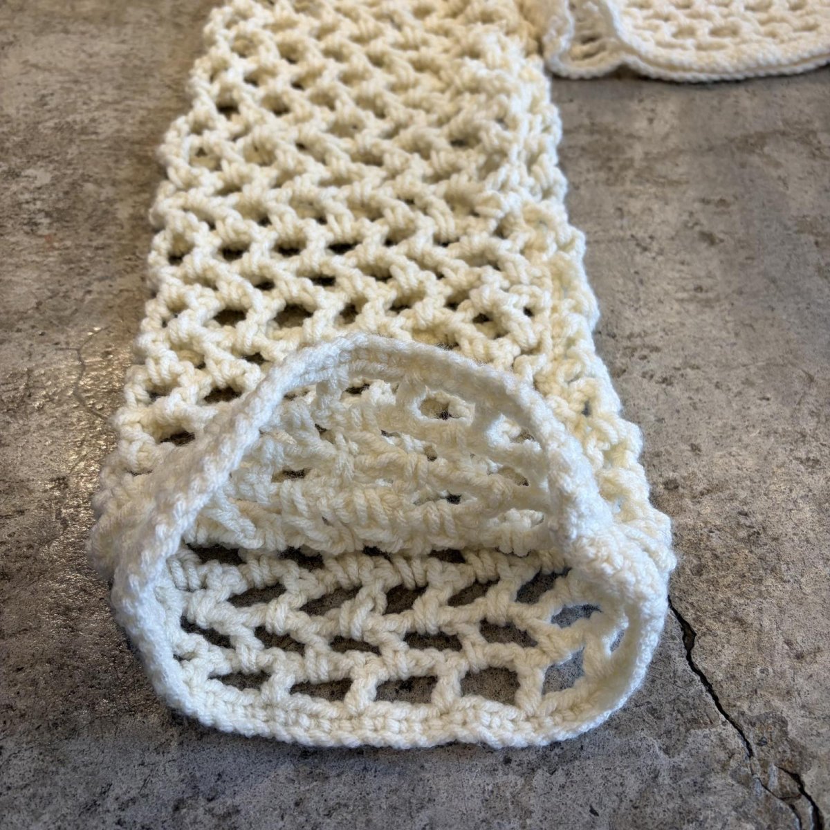 画像9: KNIT MESH DESIGN LOWGAUGE SHORT TOPS / Ladies M (9)