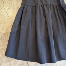 画像4: BLACK COLOR TIERED SILHOUETTE SKIRT / W25~W28 (4)
