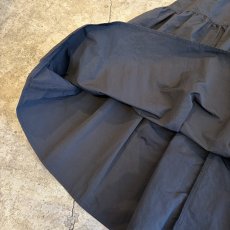 画像7: BLACK COLOR TIERED SILHOUETTE SKIRT / W25~W28 (7)