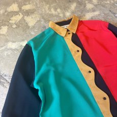 画像3: COLOR SWITCHED STYLE L/S SHIRT / Mens L (3)