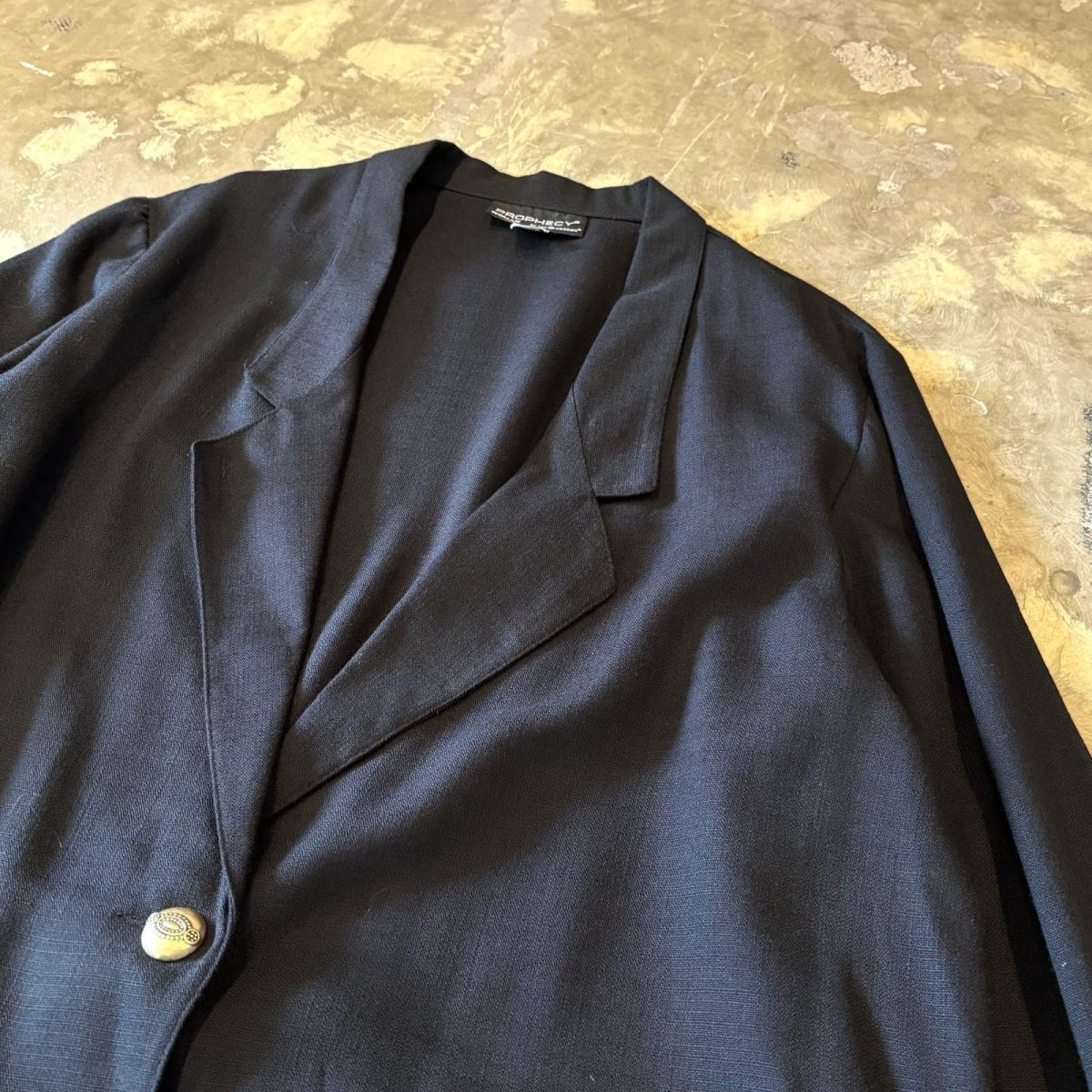 画像4: RAYON MIX SINGLE 1B TAILORED JACKET / Mens L (4)