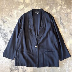 画像1: RAYON MIX SINGLE 1B TAILORED JACKET / Mens L (1)
